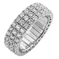 Right Hand Ring in 18k Gold with Diamonds - Simon G. Jewelry