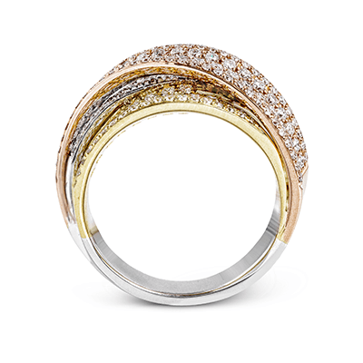 Right Hand Ring in 18k Gold with Diamonds