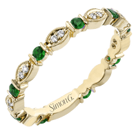 Right Hand Ring in 18k Gold with Diamonds - Simon G. Jewelry