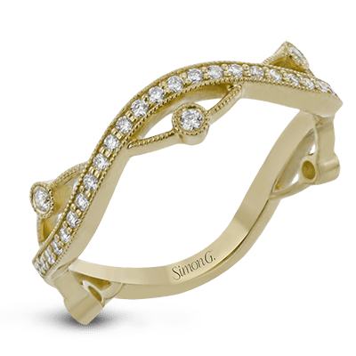 Right Hand Ring in 18k Gold with Diamonds - Simon G. Jewelry