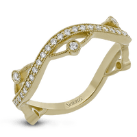 Right Hand Ring in 18k Gold with Diamonds - Simon G. Jewelry