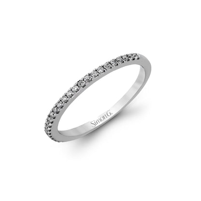 Round-cut Double-Halo Engagement Ring & Matching Wedding Band in 18k Gold with Diamonds