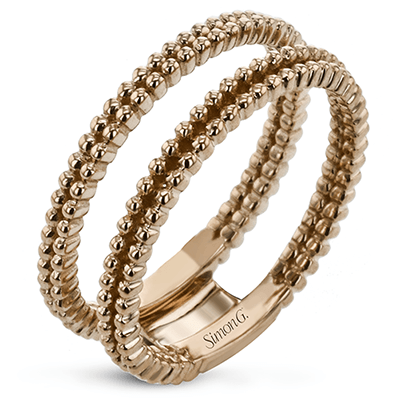Round-cut Engagement Ring & Matching Wedding Band in 18k Gold with Diamonds