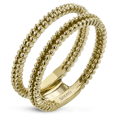 Round-cut Engagement Ring & Matching Wedding Band in 18k Gold with Diamonds
