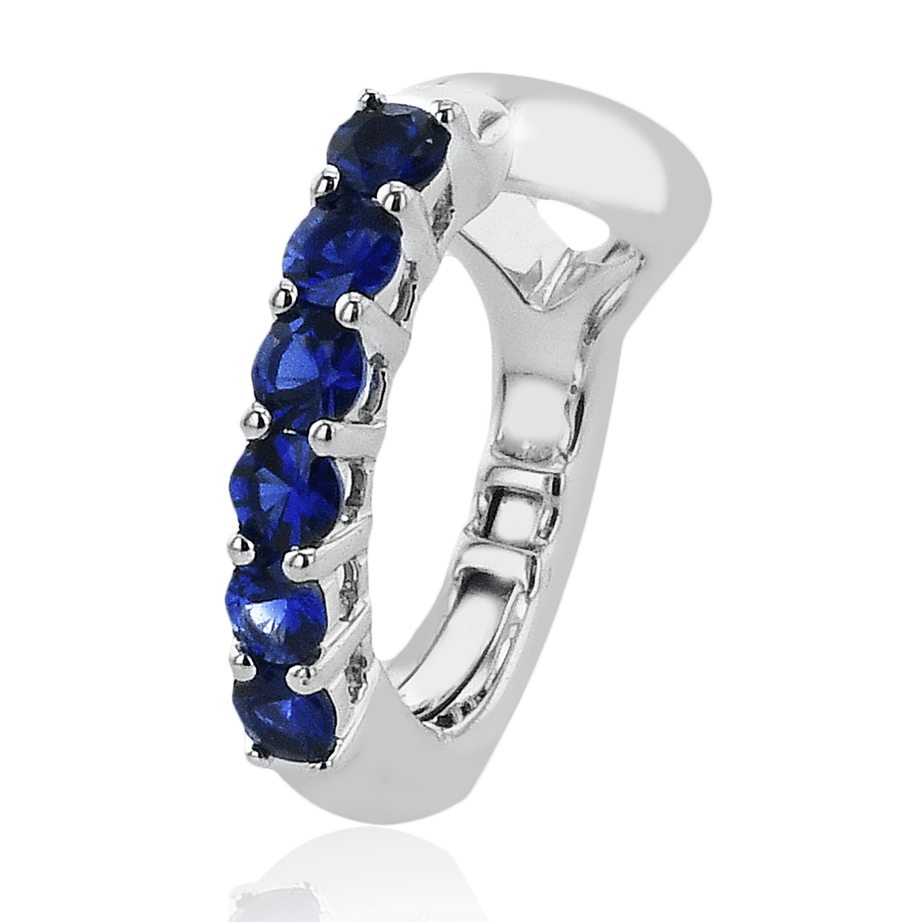 Sapphire Cuff Earring in 18k Gold - Simon G. Jewelry