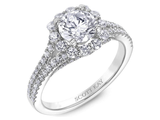 Scott Kay - SK5226 - Namaste SCOTT KAY Engagement Ring Birmingham Jewelry