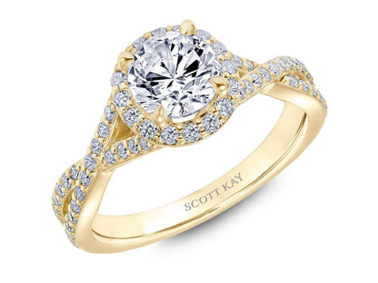 Scott Kay - SK5637 - Namaste SCOTT KAY Engagement Ring Birmingham Jewelry