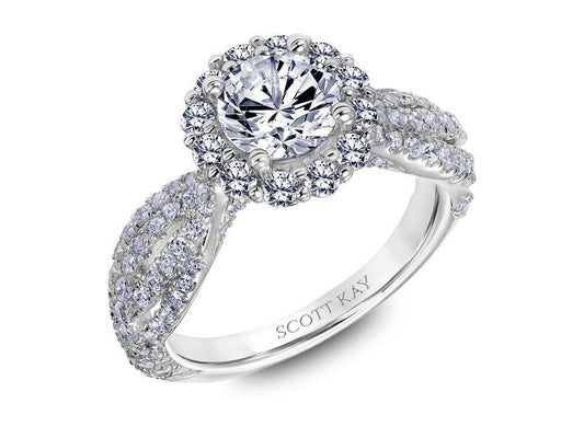 Scott Kay - SK6001 - Namaste SCOTT KAY Engagement Ring Birmingham Jewelry
