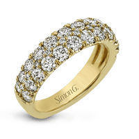 Simon - Set Anniversary Ring In 18k Gold With Diamonds - Simon G. Jewelry