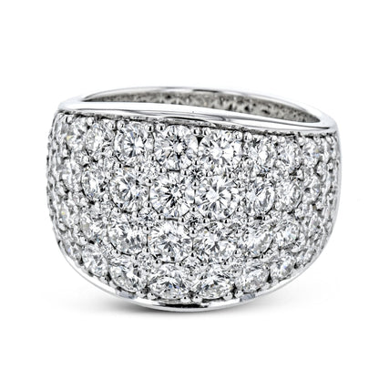 Simon-Set Anniversary Ring In 18k Gold With Diamonds