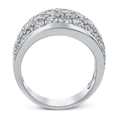 Simon-Set Anniversary Ring In 18k Gold With Diamonds