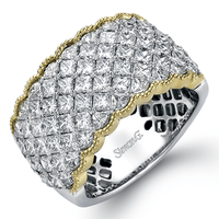 Simon - set Fashion Ring in 18k Gold with Diamonds - Simon G. Jewelry