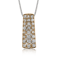 Simon - set Pendant Necklace in 18k Gold with Diamonds - Simon G. Jewelry