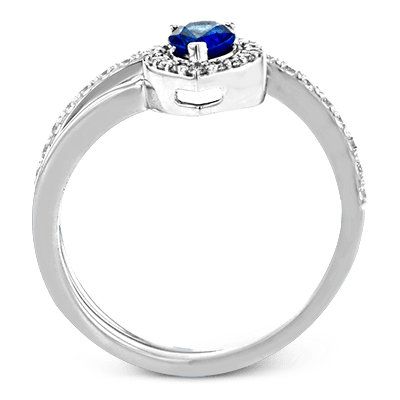 Tempera Color Ring In 18k Gold With Diamonds