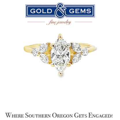 Elegant Gold Diamond Ring