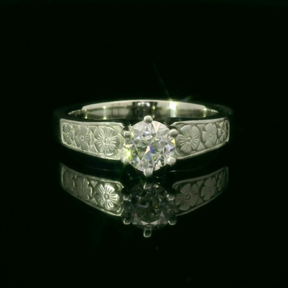 Orange Blossom Engagement Ring