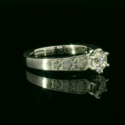 Orange Blossom Engagement Ring