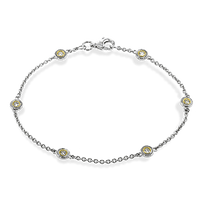 Trellis Bracelet in 18k Gold with Diamonds - Simon G. Jewelry