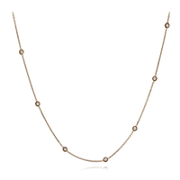Trellis Necklace in 18k Gold with Diamonds - Simon G. Jewelry