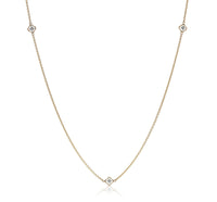 Trellis Necklace in 18k Gold with Diamonds - Simon G. Jewelry