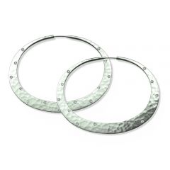 Toby Pomeroy EcoSilver Mist Hoops # 55.925M.26.