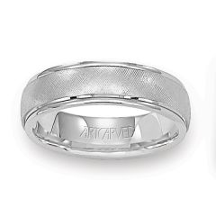 11-WV3900P Travis Platinum Mens Wedding Band from ArtCarved