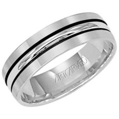 Castle for Him Platinum Comfort Fit Band 11-WV4503P
