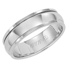 11-WV5104W Montgomery Ladies 14K White Gold Wedding Ring from ArtCarved