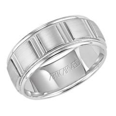 Crowning Touch 8.0mm 14K Gold Wedding Band for Her