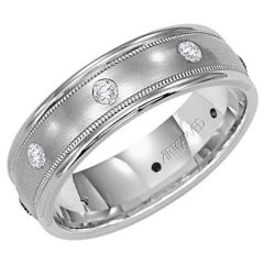 Priceless for Her 18K White Gold Comfort Fit Band 22-V5010
