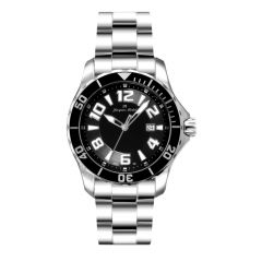 Stainless Steel and Ceramic Luminous Dial and Hands  20 ATM Jacques Michel Divers Watch Style# JM-12162