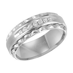 Platinum Diamond Comfort Fit Band for Her 22-V7437P