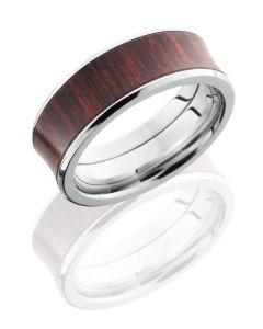 Titanium Concave CocoBollo Wedding Ring - 8mm