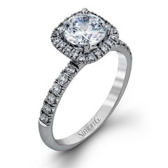 MR2132 18K White Gold Diamond Engagement Ring from Simon G