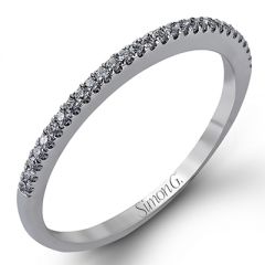 MR2424 18K White Gold DIamond Wedding Band from Simon G