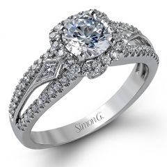 MR2424 18K White Gold and Diamond Ladies Engagement Ring from Simon G