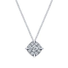 14k White Gold Diamond Fashion Necklace NK4900W44JJ