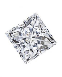 Square Brilliant Forever One Moissanite Gemstone