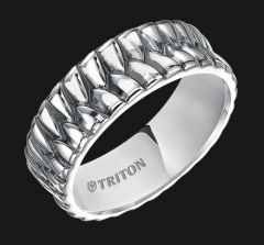 11-4925SV Sterling Silver Comfort Fit Wedding Band from Triton