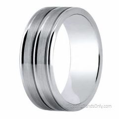 Horacious 7.2mm Mens Cobalt Chrome Wedding Ring