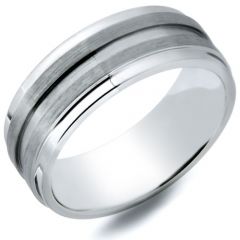 Ovidious 7.3mm Mens Cobalt Chrome Wedding Ring
