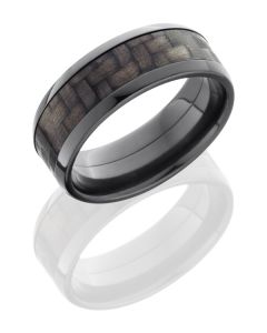 Black Zirconium with Carbon Fiber Inlay and Polished Finish