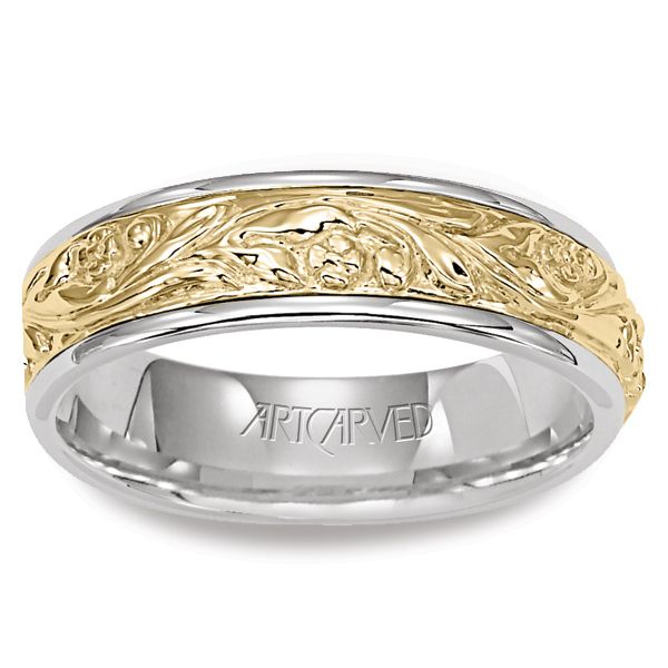 Artcarved wedding online bands two tone